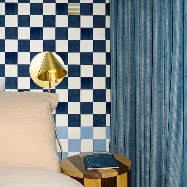 Backdrop Gambit Sky and Deep Navy Blue Wallpaper