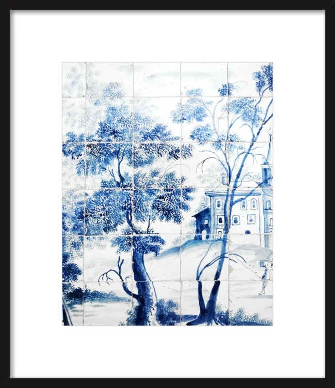 Lisbon Blue Tiles Two by Lupen Grainne for Artfully Walls