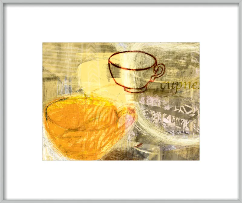 Still Life with Cups by Carmel Kushnir for Artfully Walls