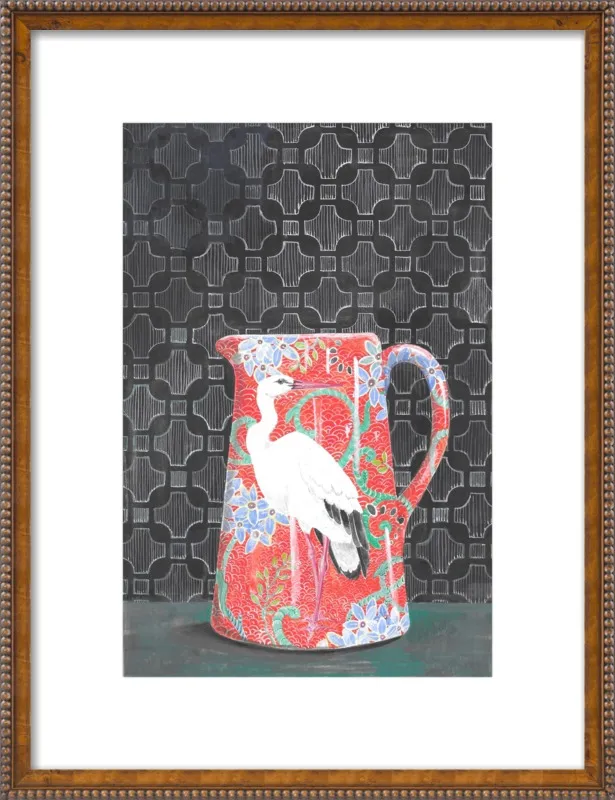 Red Vase by Miri Eshet for Artfully Walls