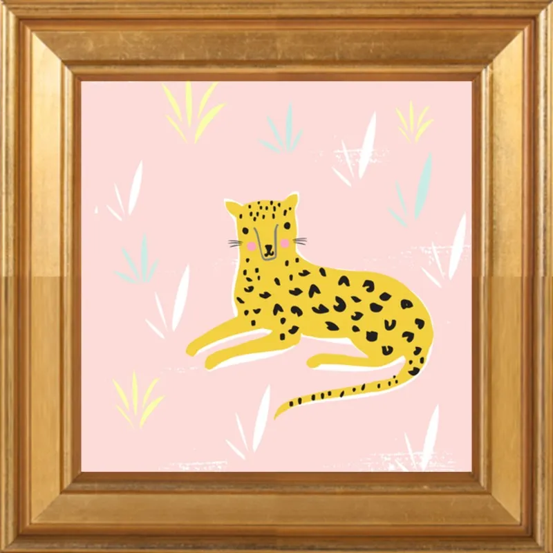 Little Amur Leopard by Lizzie Mackay for Artfully Walls