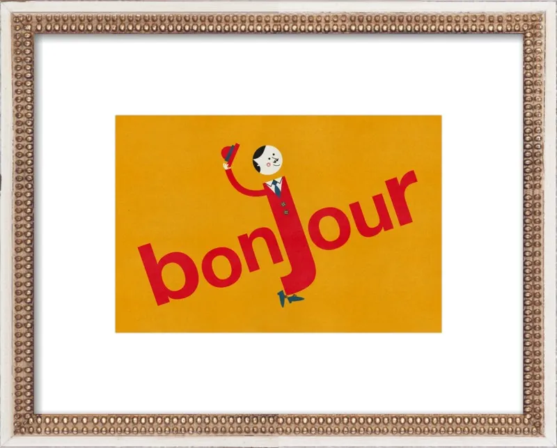 Bonjour by Blanca Gómez for Artfully Walls