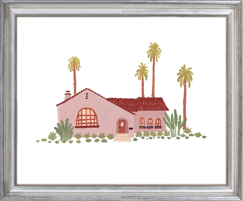 Pink Bungalow by Taylor Ann for Artfully Walls