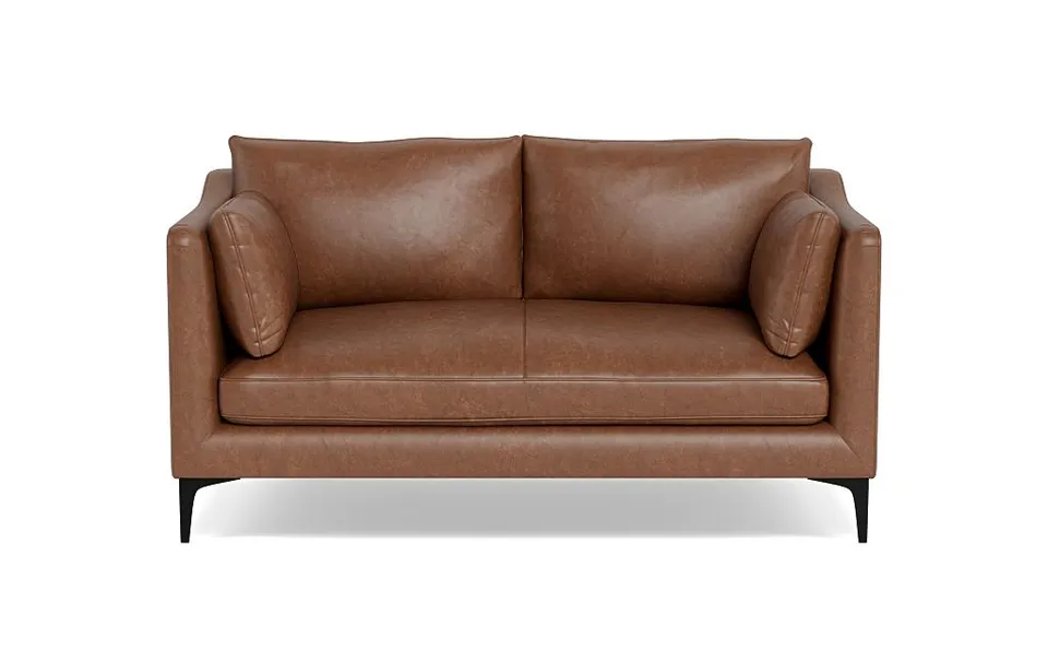 Caitlin Leather Loveseat by The EverygirlÃ?Â®