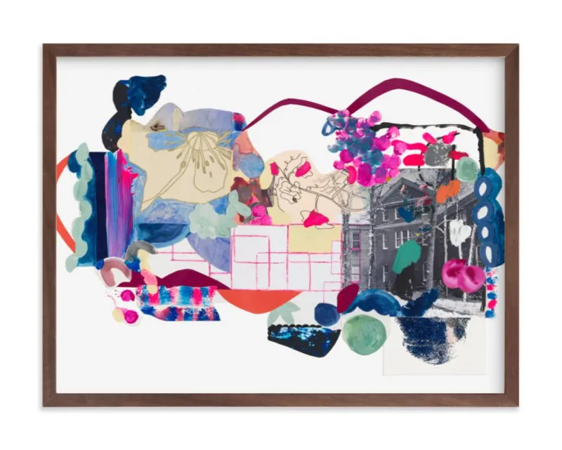 Pink And Blues Landscape Limited Edition Fine Art Print