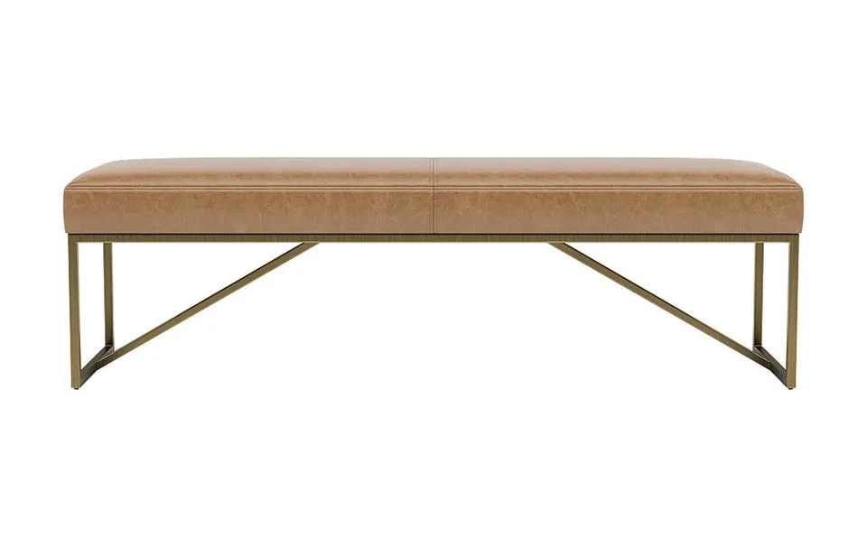 Otto Leather Bench