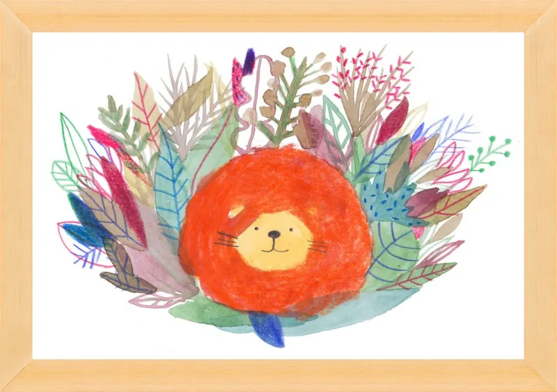 Lion by Marion Barraud for Artfully Walls