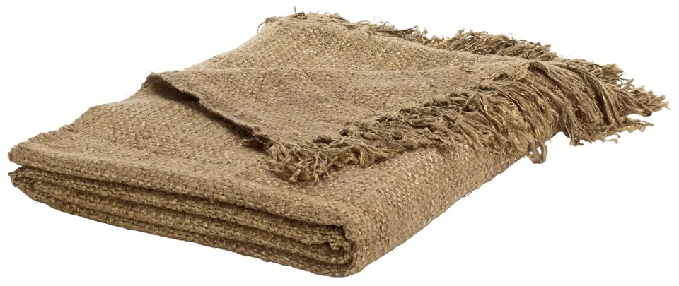 Gaia 51 x 67 Cotton Throw - Natural