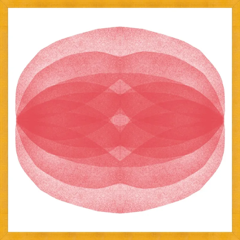 Coral Structure: Soft Geometry by Jessica Poundstone for Artfully Walls