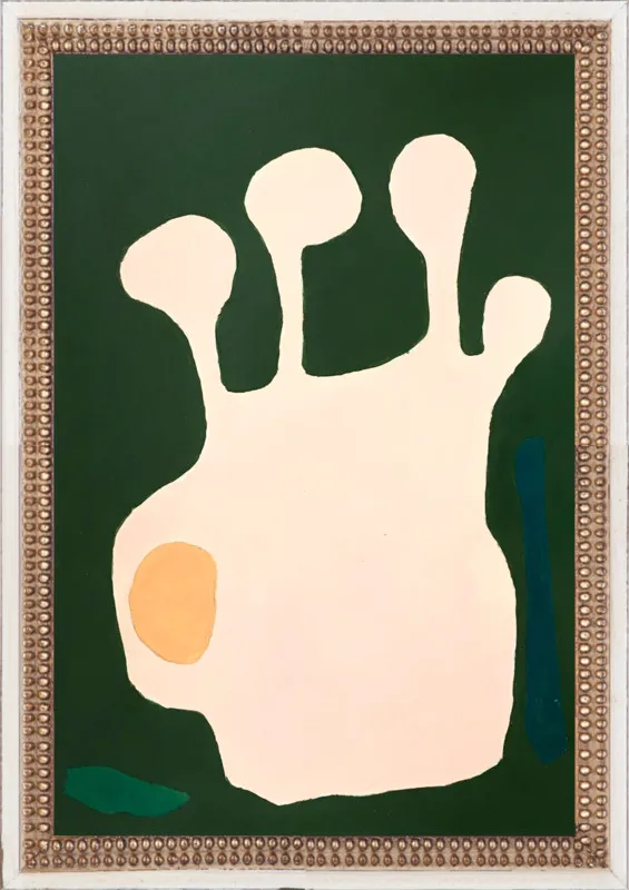 Nectarine Vase, abstraction 11 by Neicy Frey by Neicy Frey for Artfully Walls