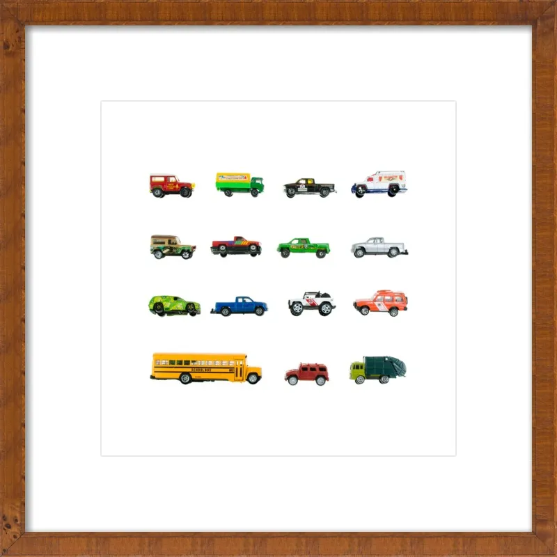 Vintage Toy Trucks by Jennifer Steen Booher for Artfully Walls