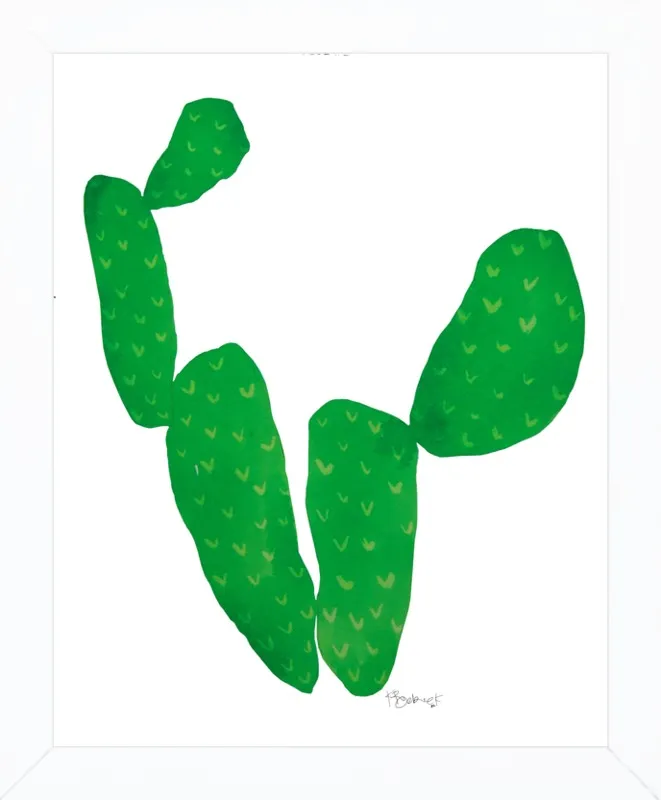 Green Cacti by Kate Roebuck for Artfully Walls