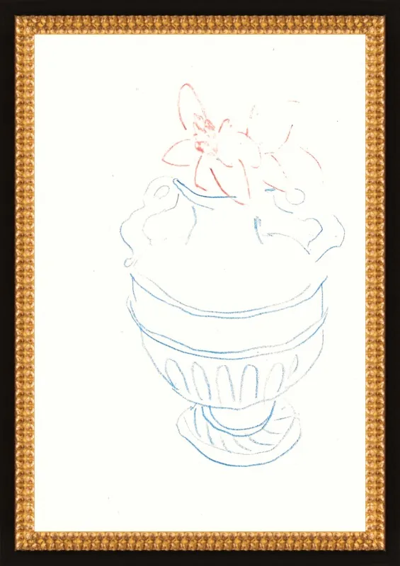 Sevres vase by Shanti Shea An for Artfully Walls
