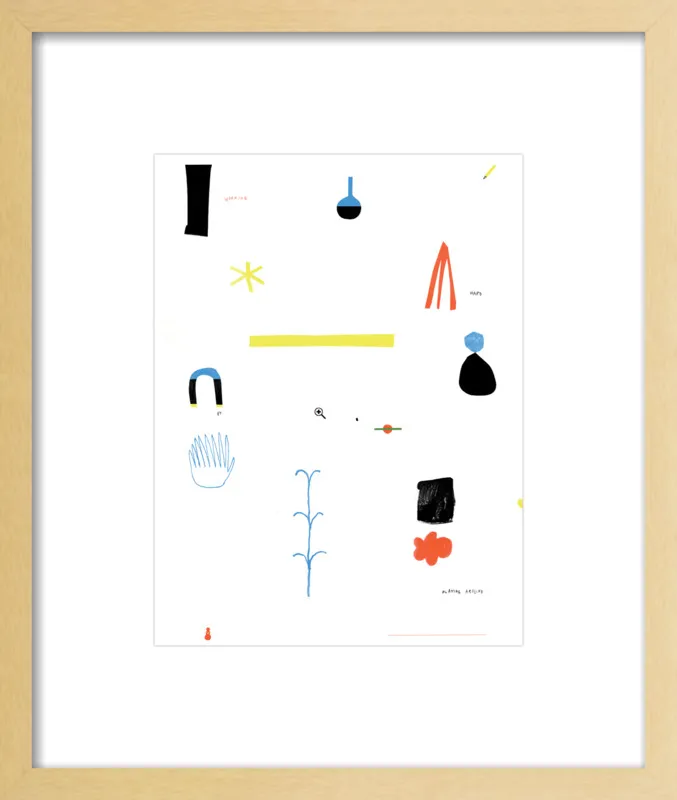 Working hard by playing around  by Agata Królak for Artfully Walls