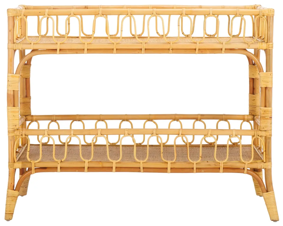 Isaiah 2 Tier Console Table - Natural