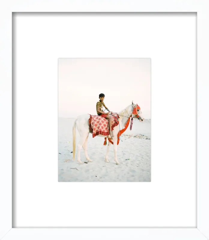 Boy on Horse by Andrew Jacona for Artfully Walls