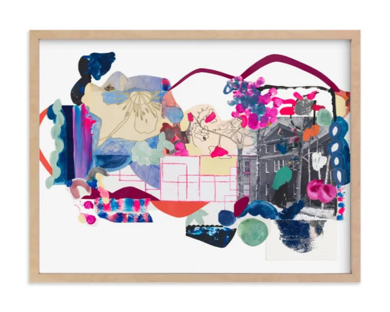 Pink And Blues Landscape Limited Edition Fine Art Print