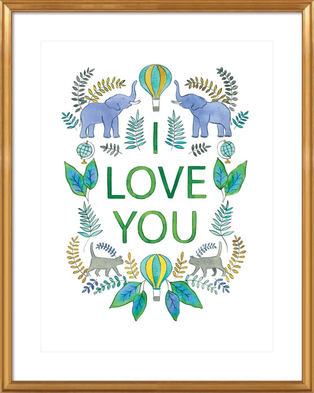I Love You by Rachel Rogers for Artfully Walls