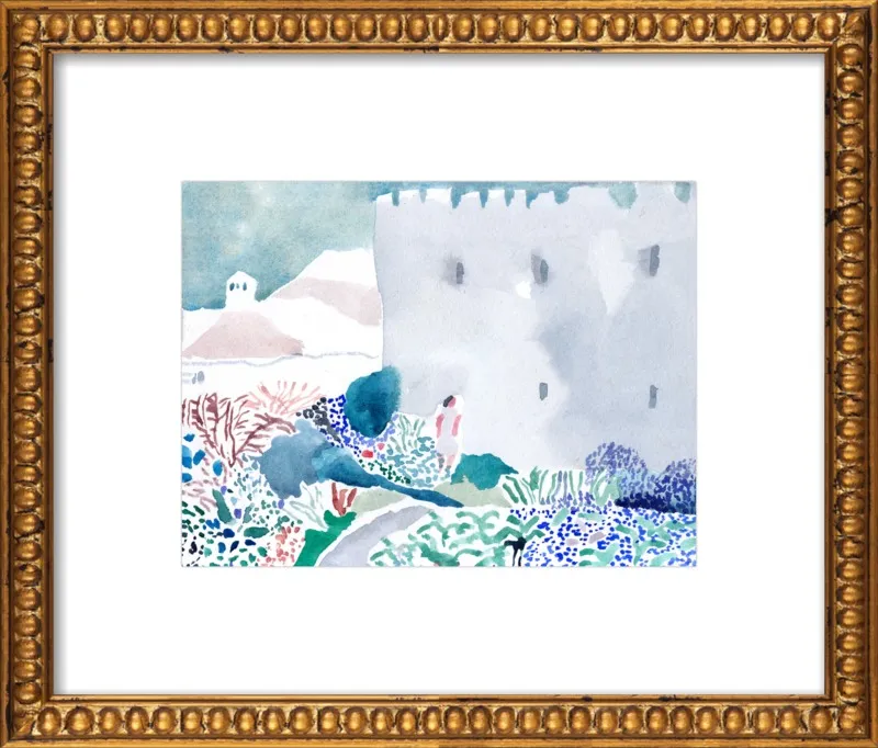 Castle Flowers by Charlotte Ager for Artfully Walls