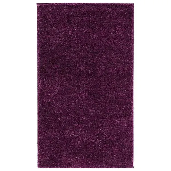 Autumn Loft Solid Shag Dark Area Rug