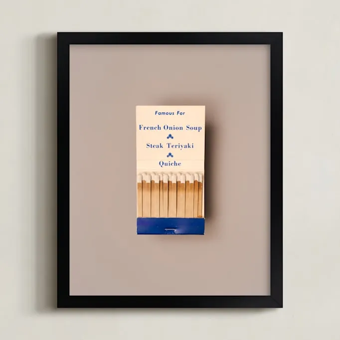 Famous Food Blue Limited Edition Fine Art Print