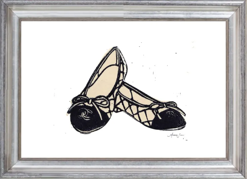 Chanel Ballet Flats by Anna See for Artfully Walls