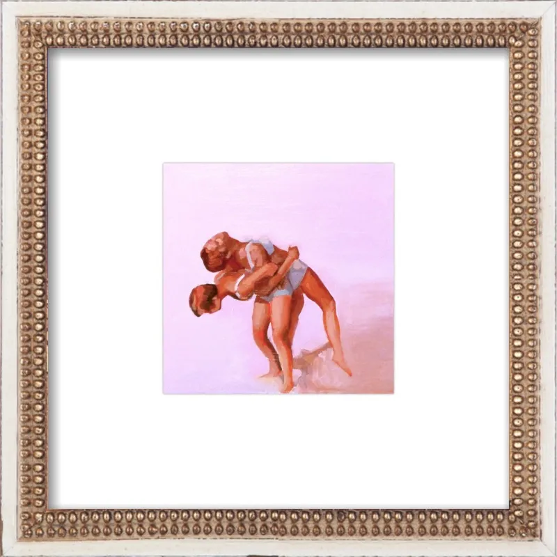 wrestling by Mary Sinner for Artfully Walls