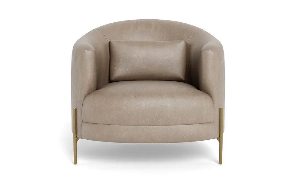 Fiona Leather Accent Chair