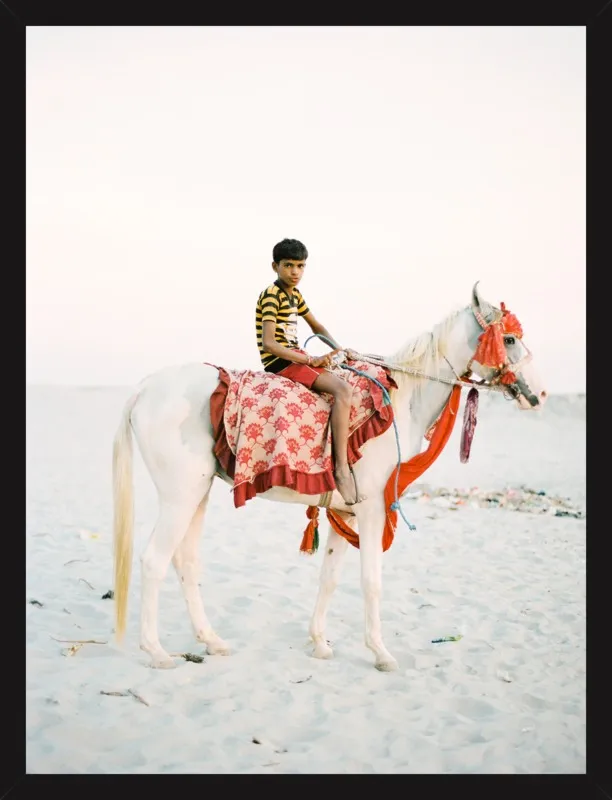 Boy on Horse by Andrew Jacona for Artfully Walls