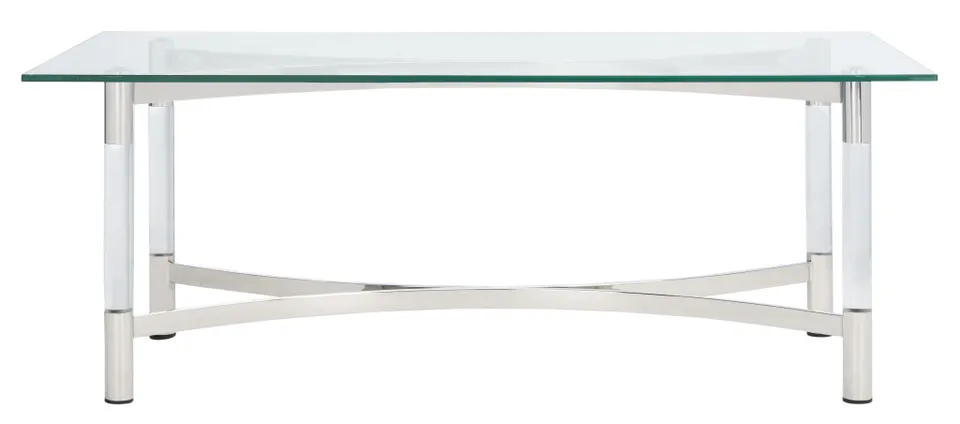 Safavieh Couture Letty Acrylic Coffee Table, Silver