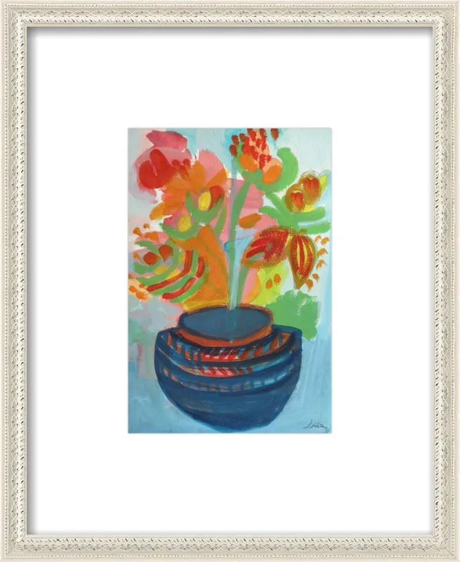Red Flowers by Iria Fernandez Alvarez for Artfully Walls