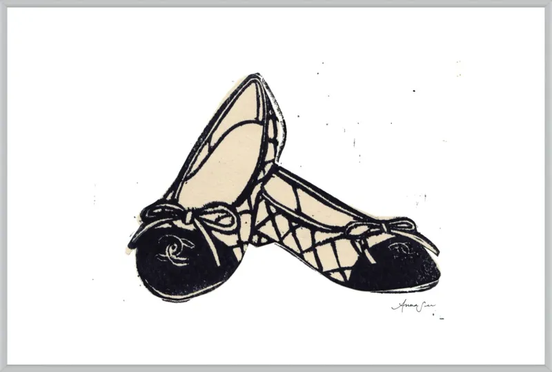 Chanel Ballet Flats by Anna See for Artfully Walls