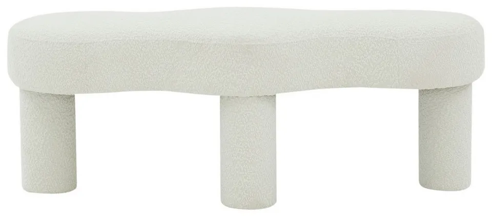 Tulsa Boucle Bench - Ivory