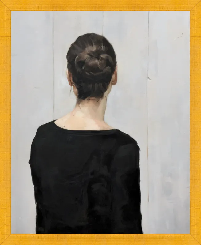 Portrait of a young woman by Philine van der Vegte for Artfully Walls