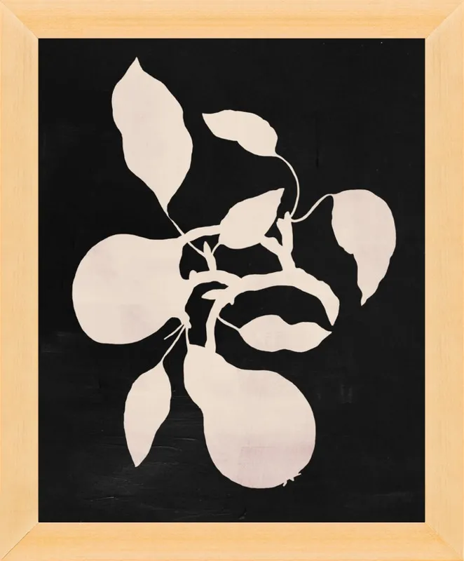 pears black and white by Ruti Shaashua for Artfully Walls