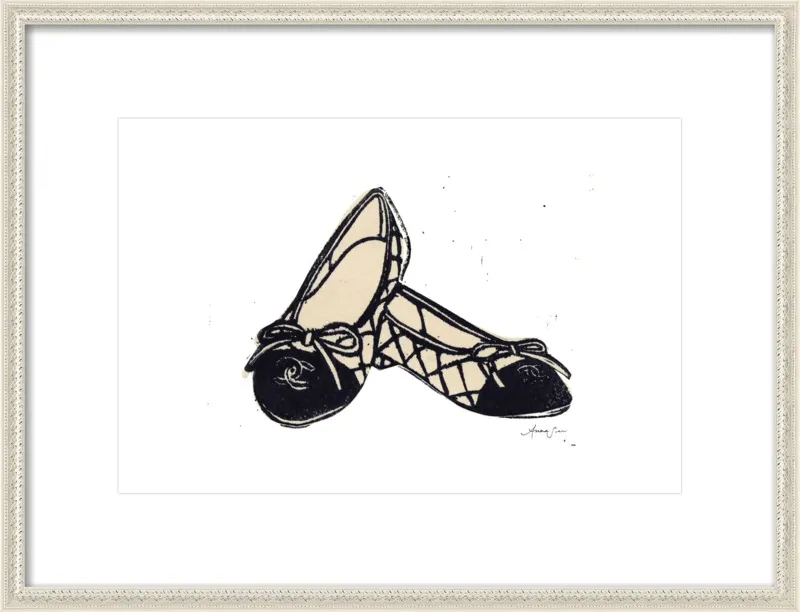 Chanel Ballet Flats by Anna See for Artfully Walls