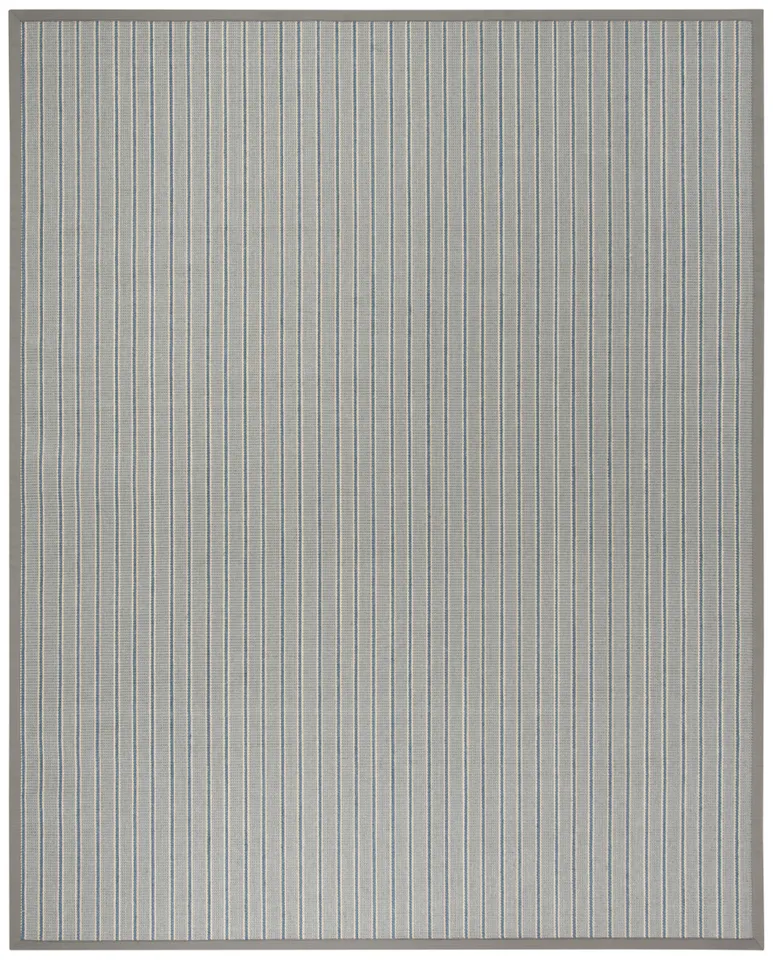 Arlo Home Woven Area Rug, NF477A, Ivory Blue/Grey,  9' X 12'