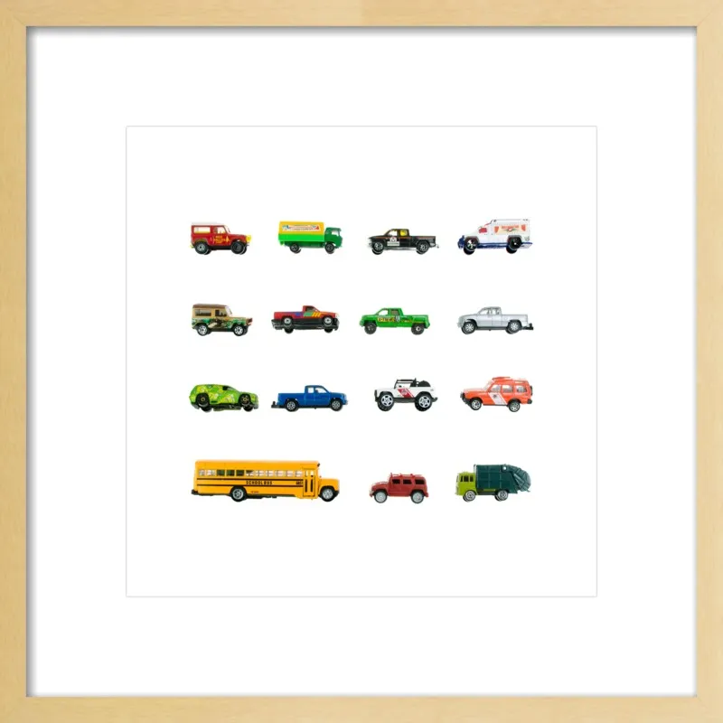 Vintage Toy Trucks by Jennifer Steen Booher for Artfully Walls