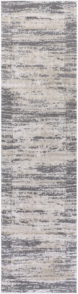 Tibetan Beige Indoor 2'7" x 10' Machine Woven Rug