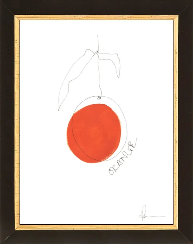 Orange by Polly Mann for Artfully Walls
