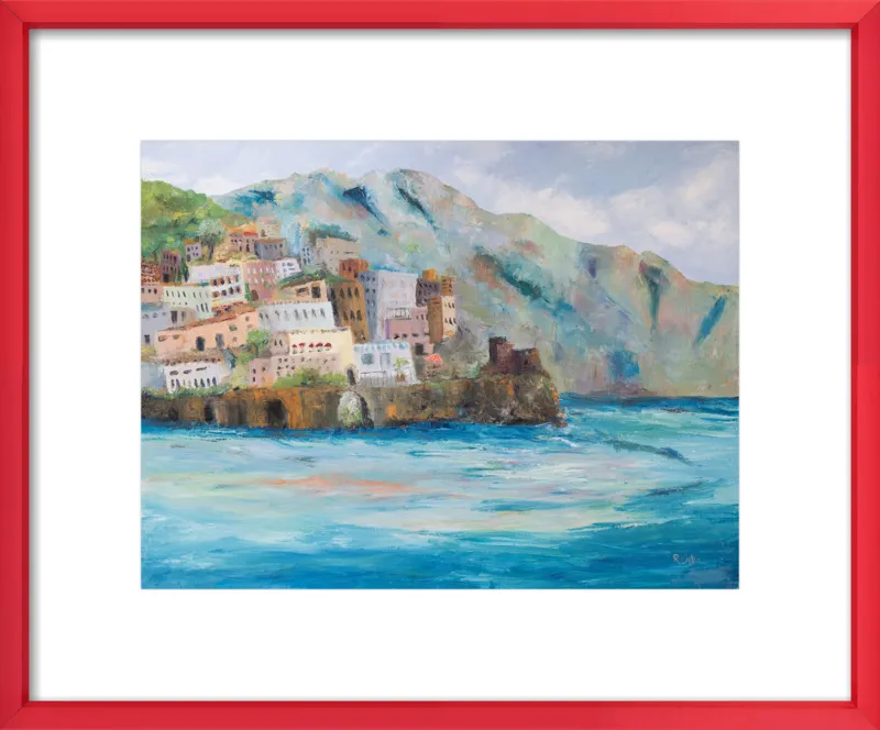 Amalfi Coast by Renee A Ortiz for Artfully Walls