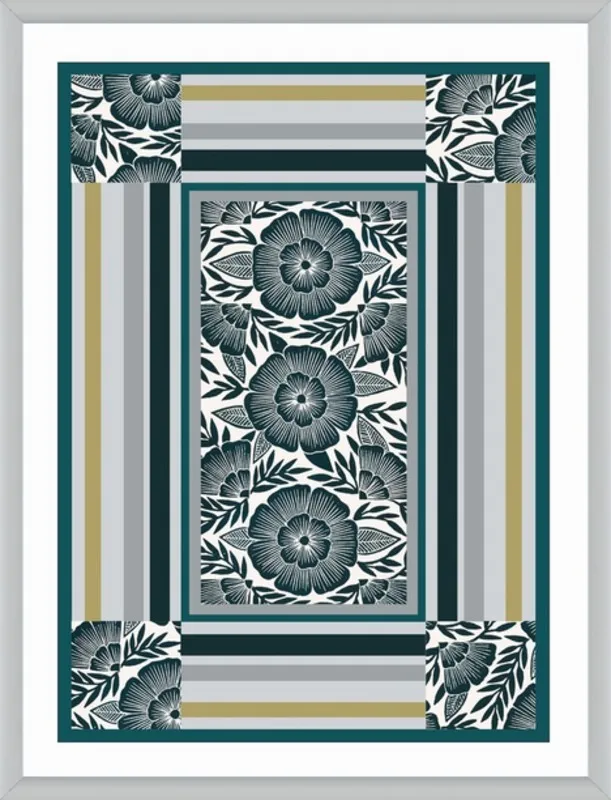 Botanical Frame 1 by Katharine Watson for Artfully Walls