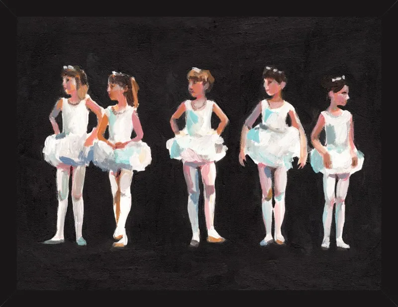 Ballerinas by Tali Yalonetzki for Artfully Walls