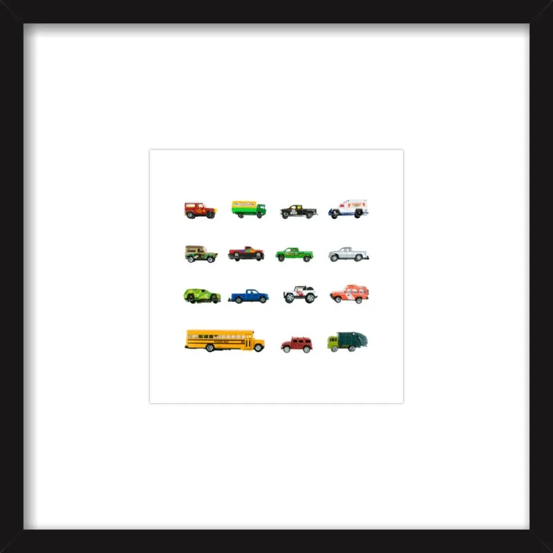 Vintage Toy Trucks by Jennifer Steen Booher for Artfully Walls