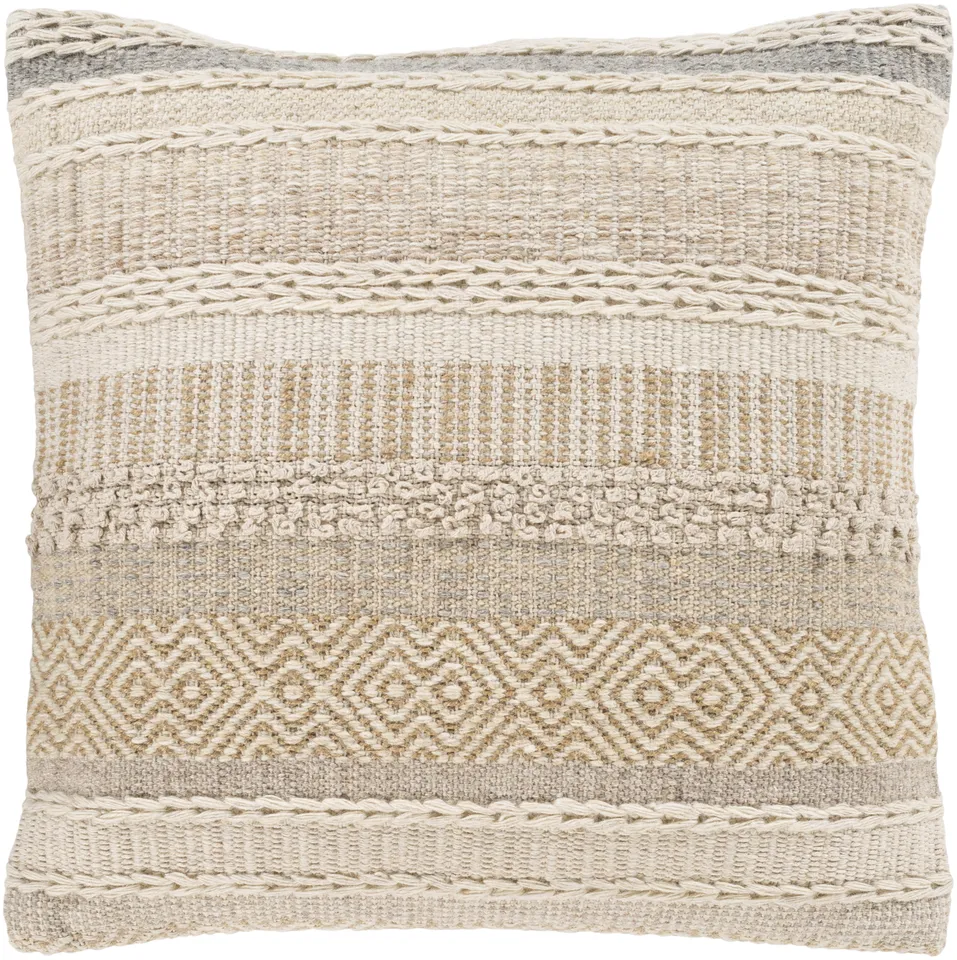 Lorens LNS-002 20"L x 20"W Pillow Cover