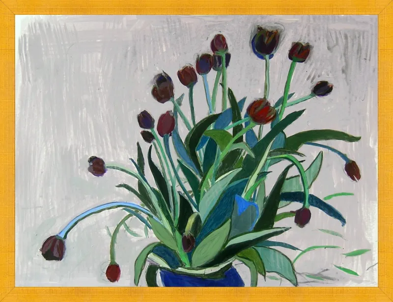 queen of the night tulip by Liz Innvar for Artfully Walls