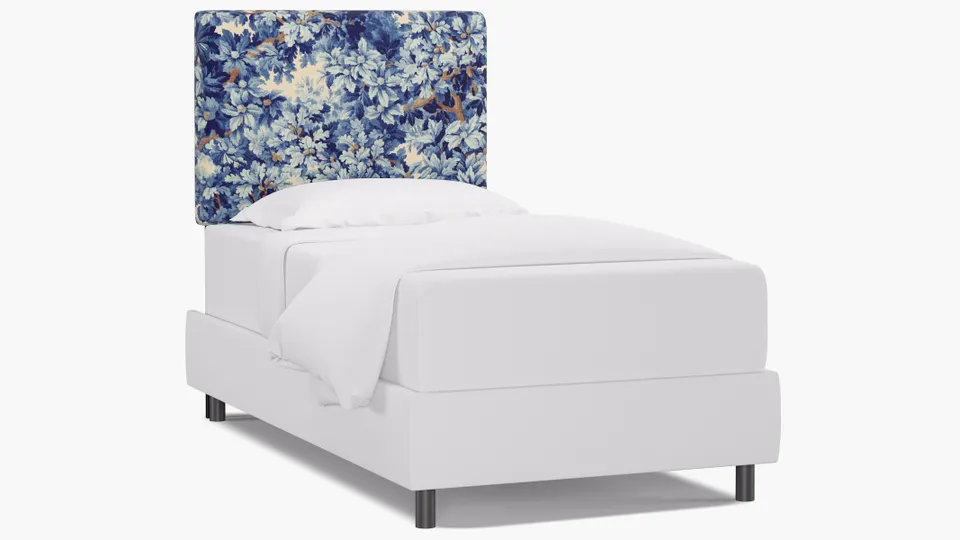 Square Back Headboard, Limoges Bois De Chene, Twin