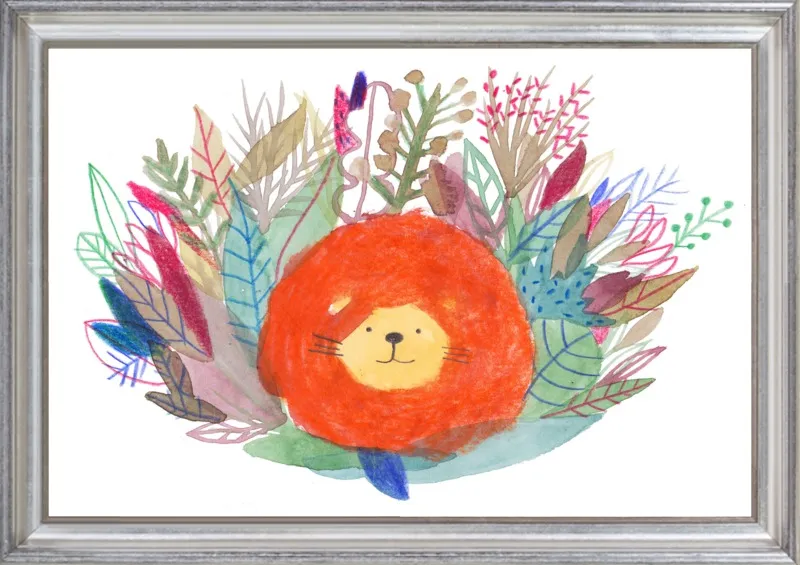 Lion by Marion Barraud for Artfully Walls