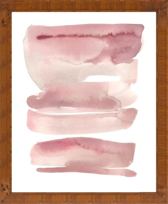 pink waves by Kelly Witmer for Artfully Walls