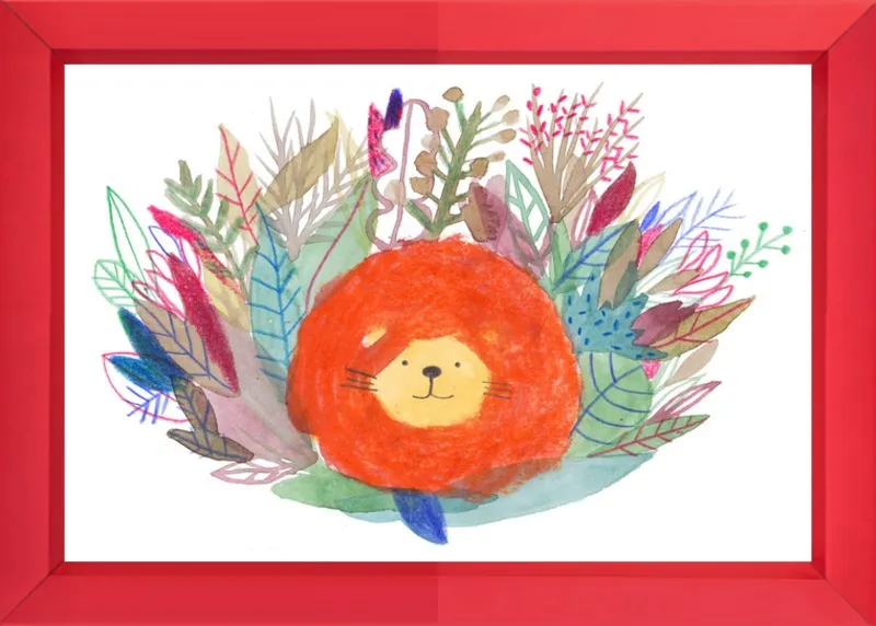 Lion by Marion Barraud for Artfully Walls